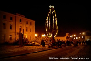 Rozsvícení vánočního stromu v Třebovicích
